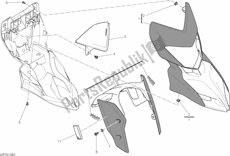 Wszystkie części do Os? Ona Ducati Hypermotard 939 Thailand 2019